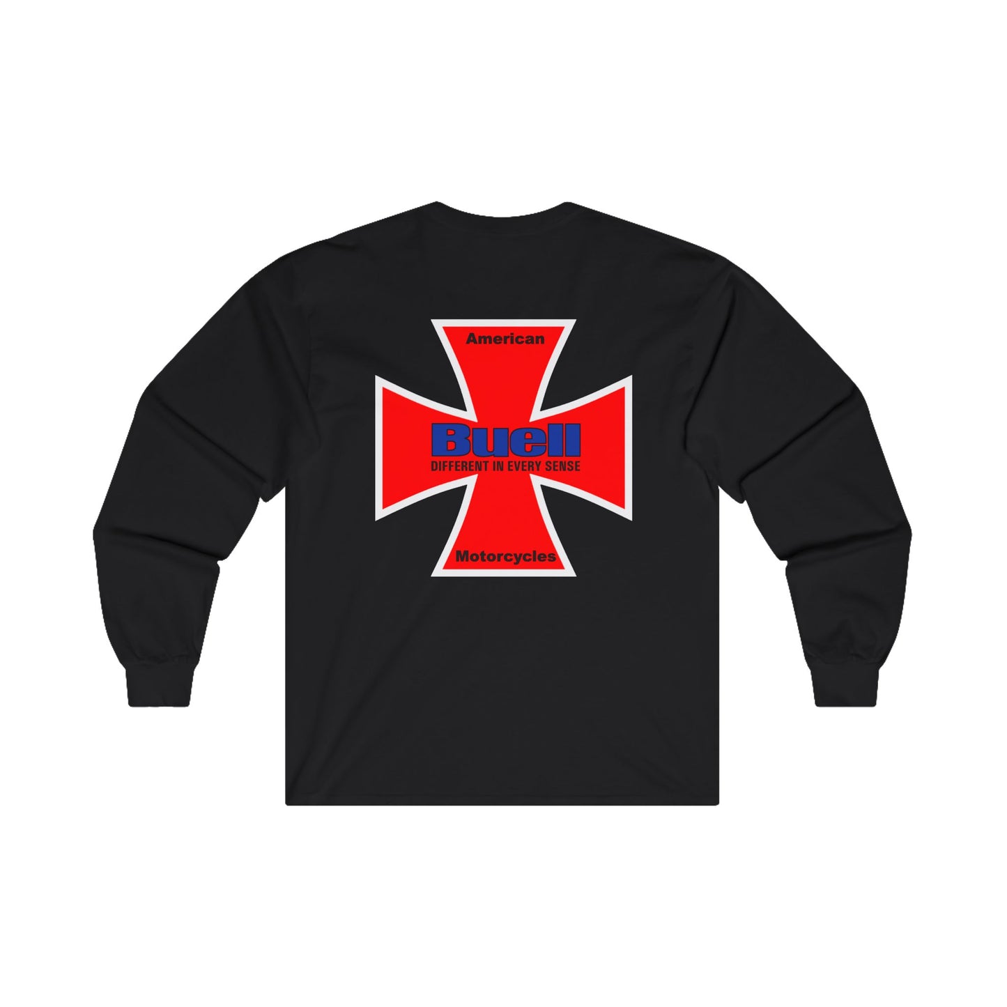 Buell MALTESE CROSS Cotton Long Sleeve Tee