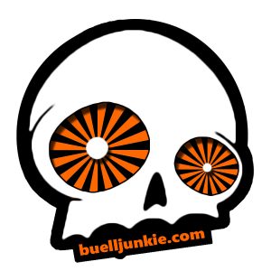 BuellJunkie Logo 02 Sticker